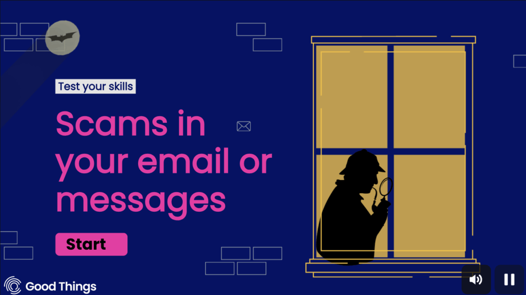 Scams in your email or messages game