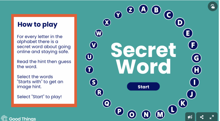 Secret Word game