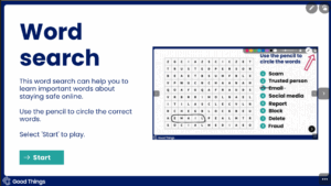 Word search game