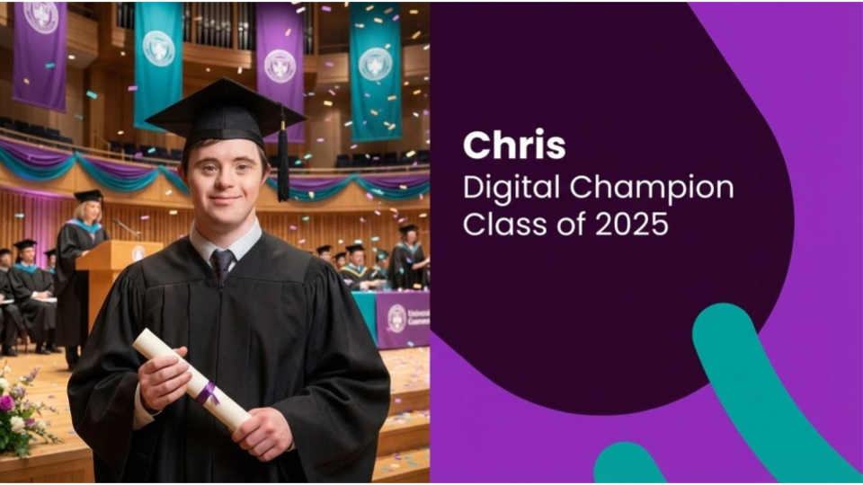 Photo of Digital Champion Chris - AI generated Graduation image