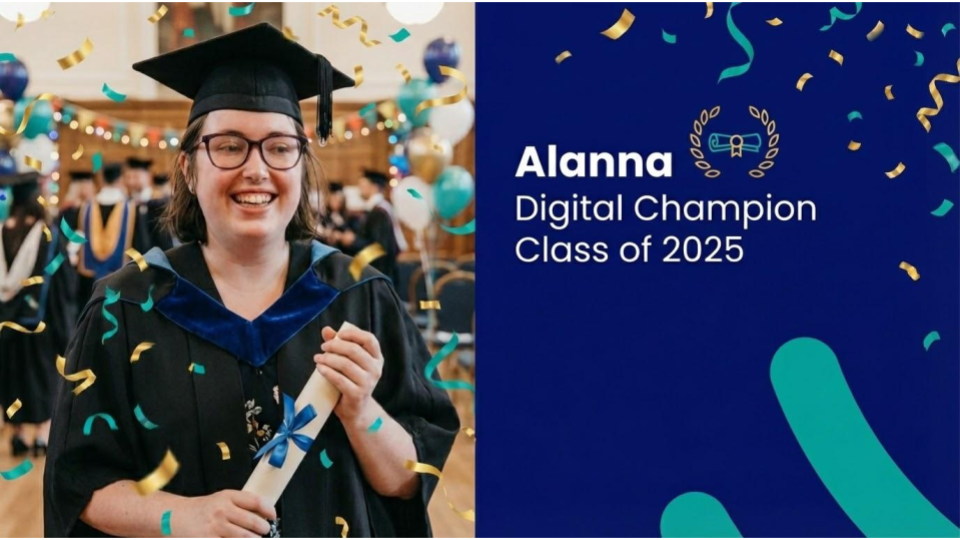 Photo of Digital Champion Alanna - AI generated Graduation image